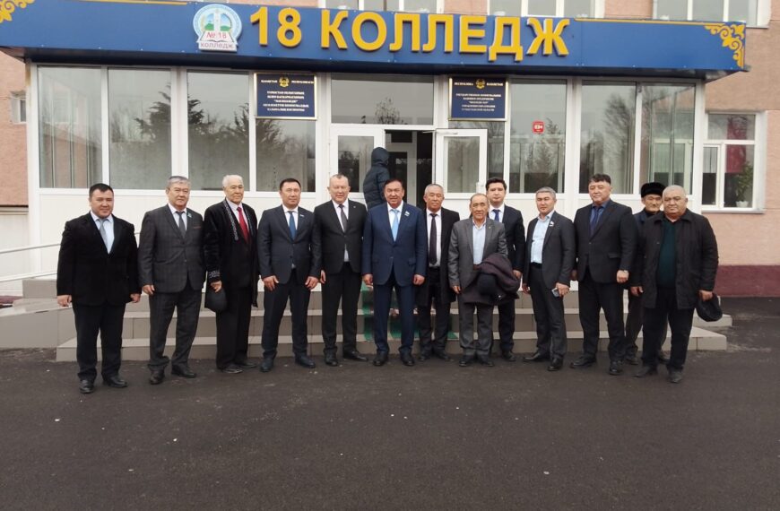 ҚР парламенті мәжіліс депутаты жалпы ұлттық коалиция мүшесі Қ.Р.Балабиев №18 колледж ұжымы мен&hellip;
